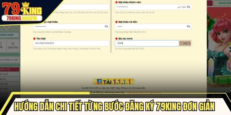 Hướng dẫn chi tiết từng bước đăng ký 79KING đơn giản chuẩn xác