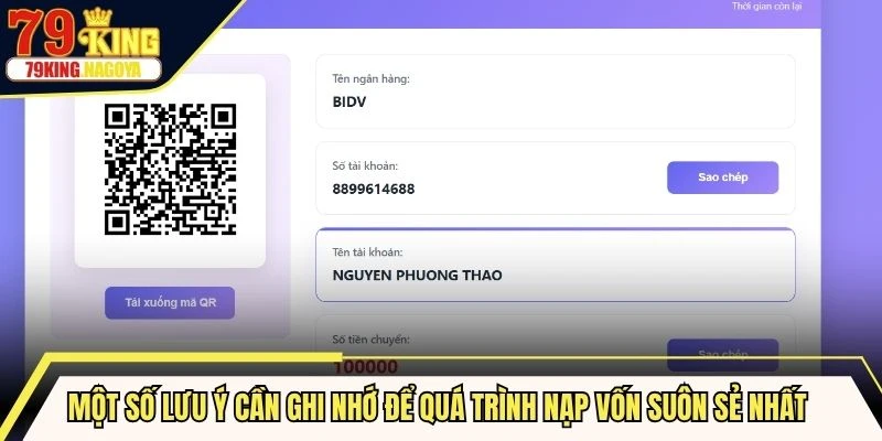Một số lưu ý cần ghi nhớ để quá trình nạp vốn suôn sẻ nhất cho game thủ